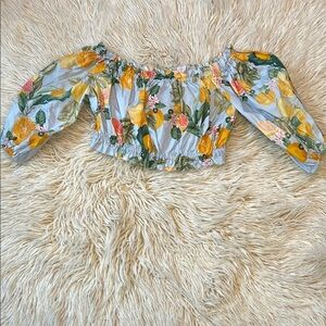 Floral Off-Shoulder Top